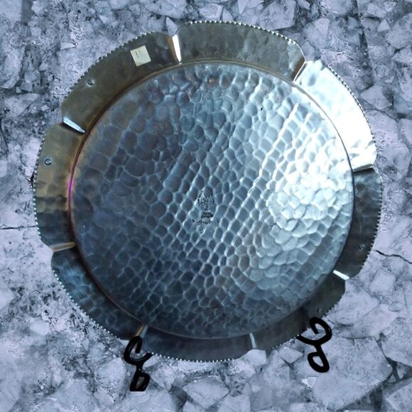 PITCHER & TRAY 509 & 596 HAND Wrought  SilverlookTrade Mark Continental  VINTAGE - Picture 4 of 6